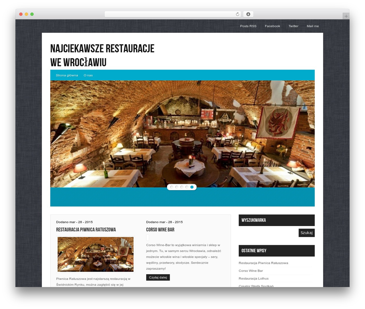 Theme WordPress Hector - restauracjewroclaw.eu