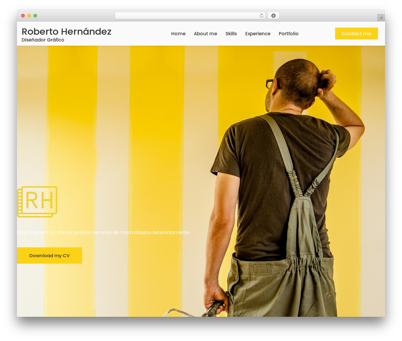 WordPress theme Arrival Me - robertohernandez.net