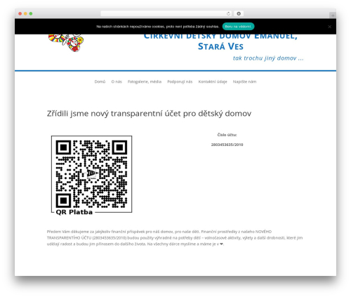 WordPress theme Divi - cddemanuel.cz
