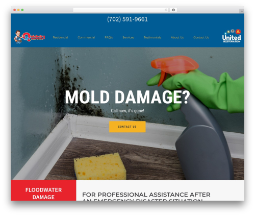 WordPress website theme Optima - quickdryresponse.com