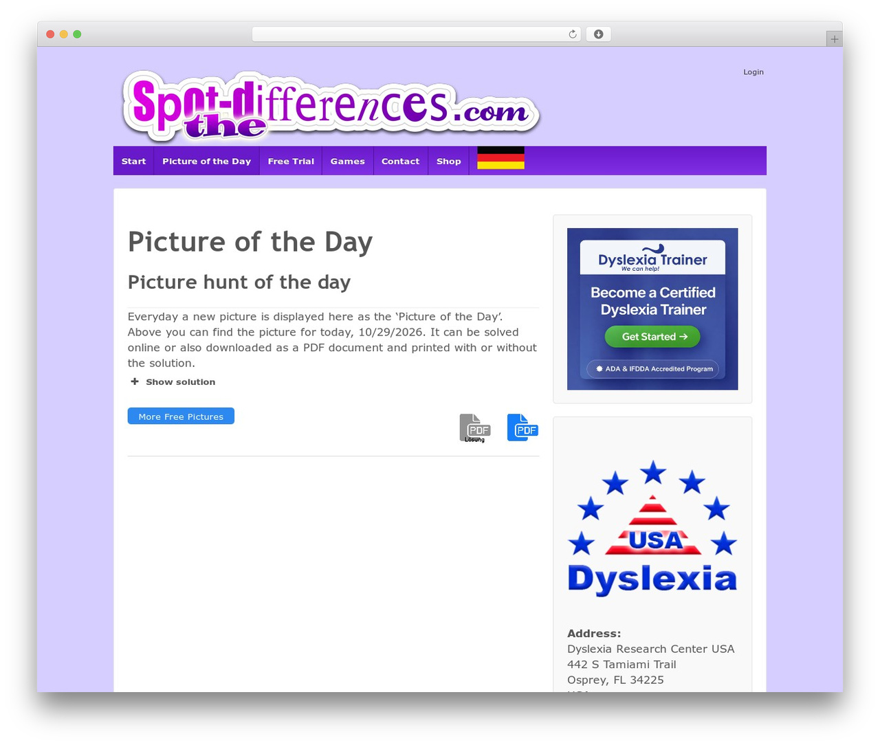 WordPress website theme Responsive Pro - spot-differences.com