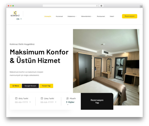 Ova brw WordPress plugin - korkmazotel.com