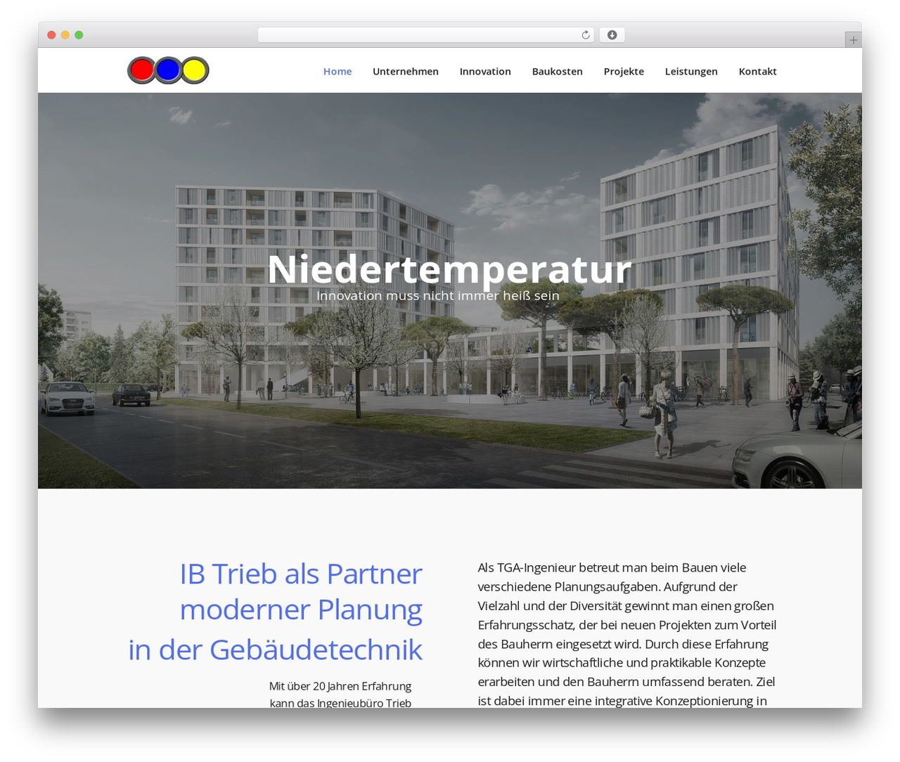 LeadEngine theme WordPress - ibtrieb.de