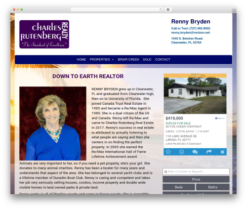 Protech Theme premium WordPress theme - rennybryden.com