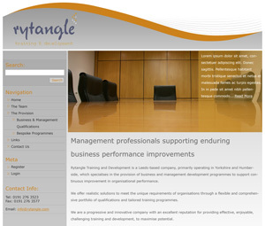rytangle WordPress website theme by Steven Wilson