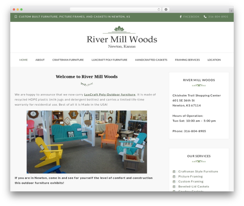 SCHEMA WordPress theme - rivermillwoods.com