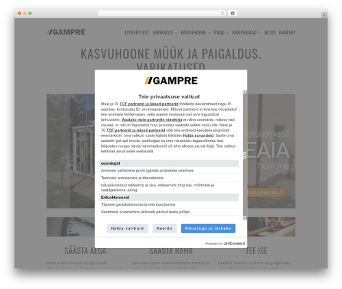 Holm makselingi moodul woocommerce main WordPress plugin - gampre.ee