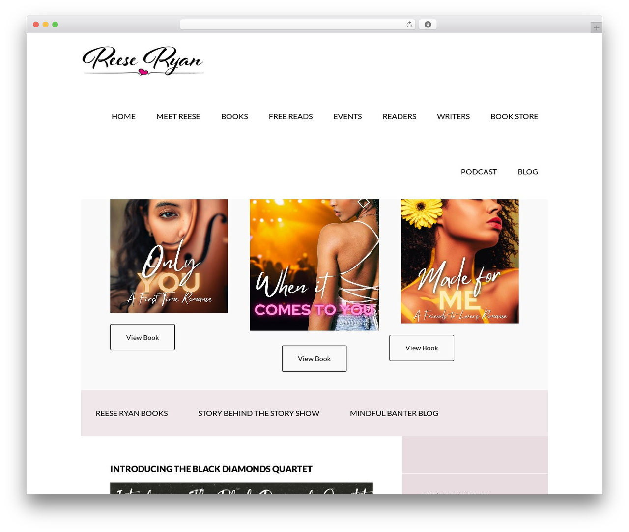 Theme WordPress Author Pro - reeseryan.com
