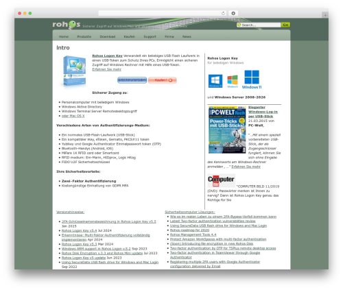 Theme WordPress Devart - rohos.net