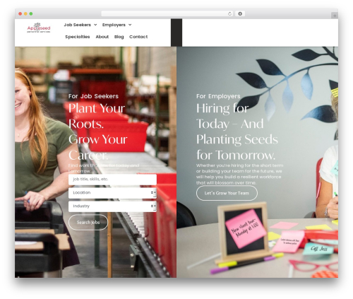 Theme WordPress Hello Elementor - appleseedpersonnel.com
