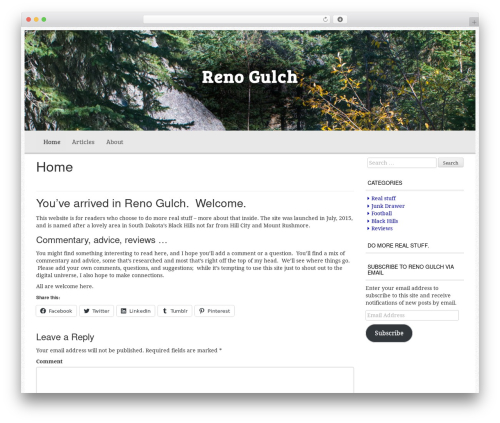 Theme WordPress Simvance - renogulch.com