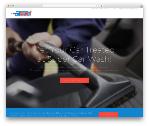 Theme WordPress Uncode - supercarwash.ie