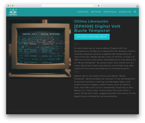 Sonaar music pro WordPress plugin - epasonidos.cl