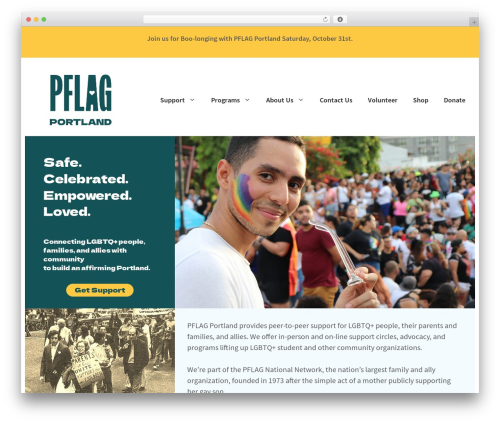 WordPress theme GeneratePress - pflagpdx.org