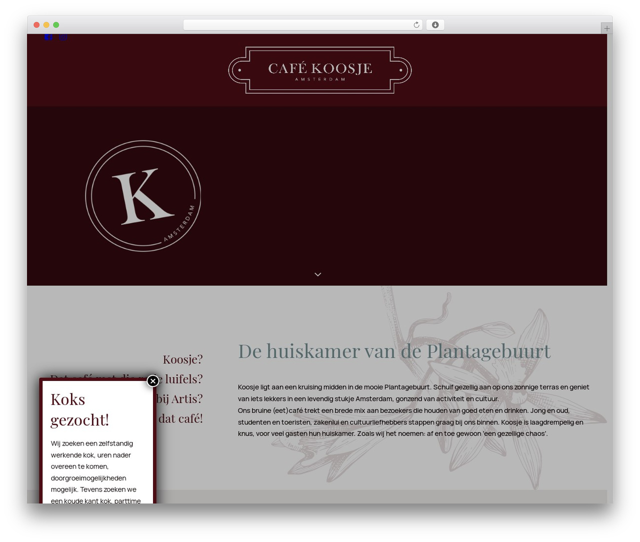 WordPress website theme Uncode - koosjeamsterdam.nl WordPress website theme Uncode - koosjeamsterdam.nl