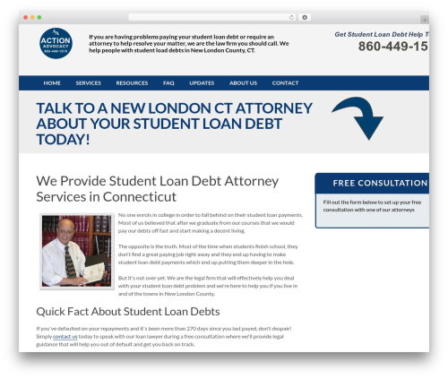 WP theme Theme - connecticutstudentloanlawyer.com