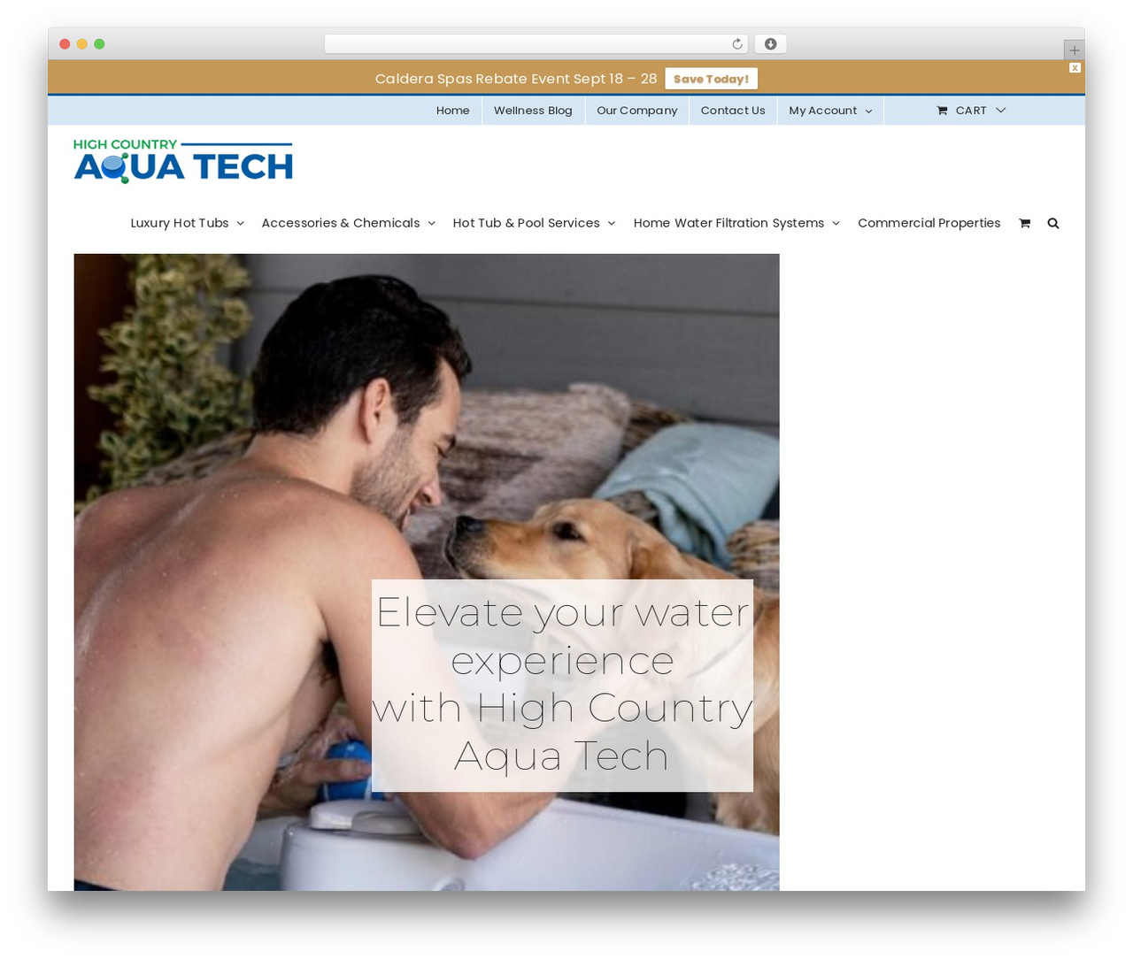 Avada WordPress theme - hcaquatech.com