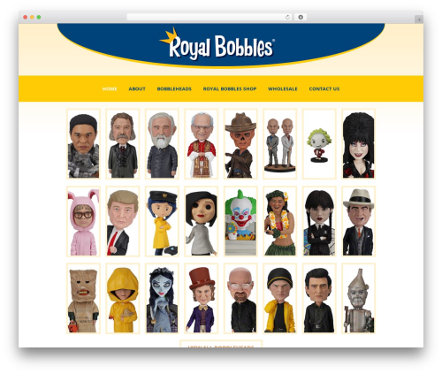 Builder best WordPress theme - royalbobbles.com