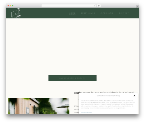 chalet theme WordPress - zeeuwsplaatje.nl