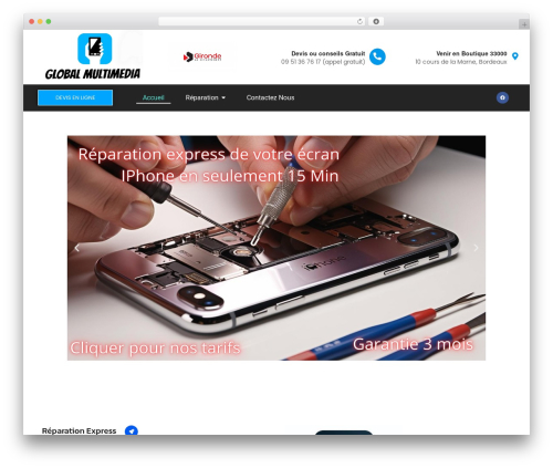 Maintenance coming soon redirect animation WordPress plugin - globalmultimediabordeaux.com
