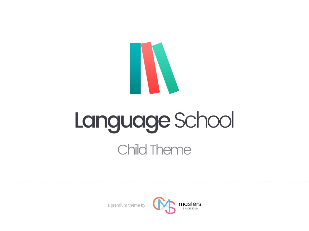 Language School Child WordPress page template
