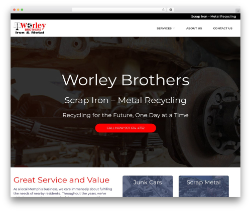 Reach Local WordPress theme - worleybrotherssalvage.com