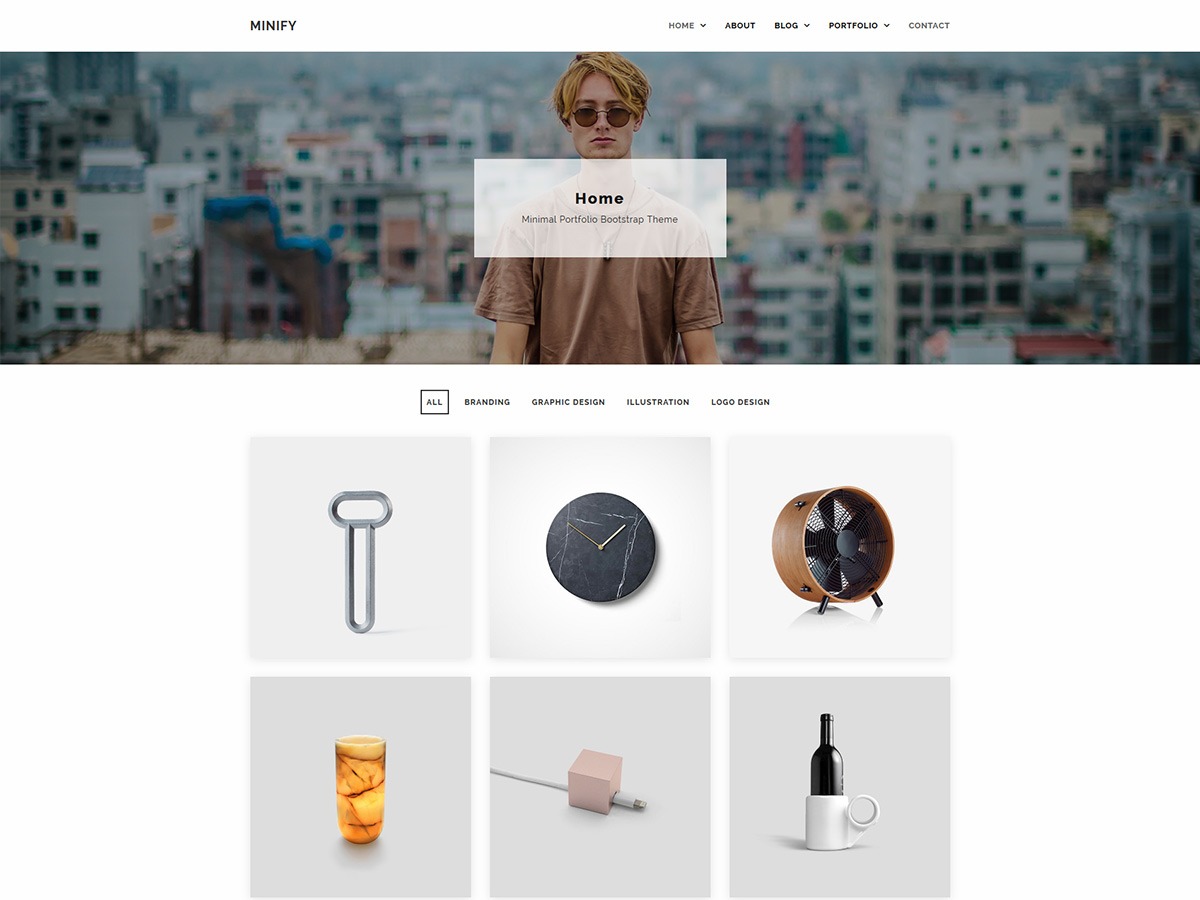 Theme WordPress Minify by ThemeModern