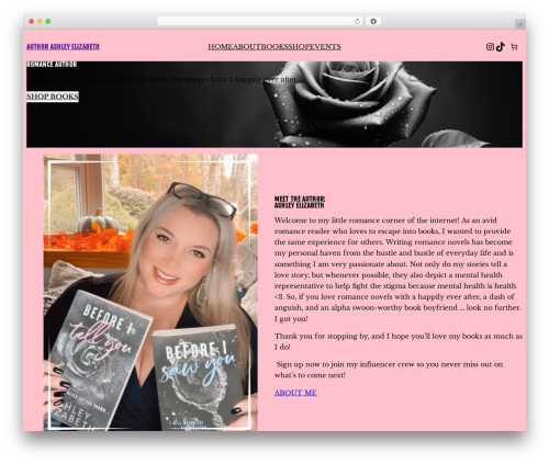 Simple photo feed WordPress plugin - ashleyelizabethauthor.com