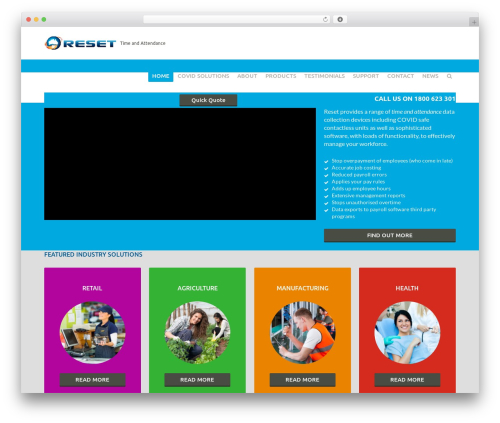 WordPress theme Boldial - reset.com.au