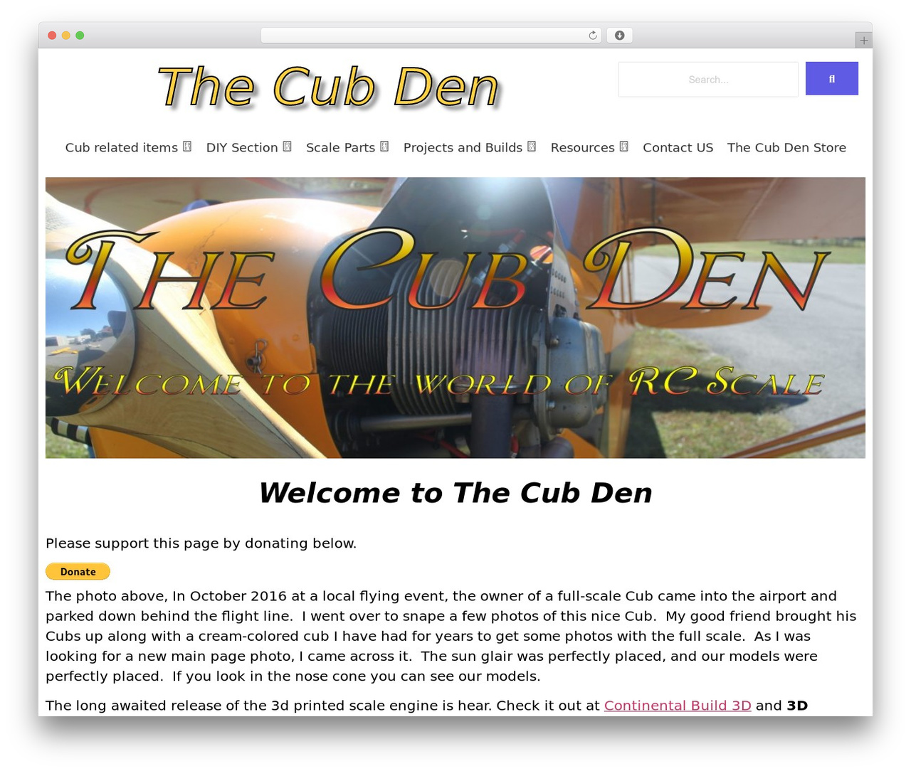 WordPress theme Hello Elementor - thecubden.org