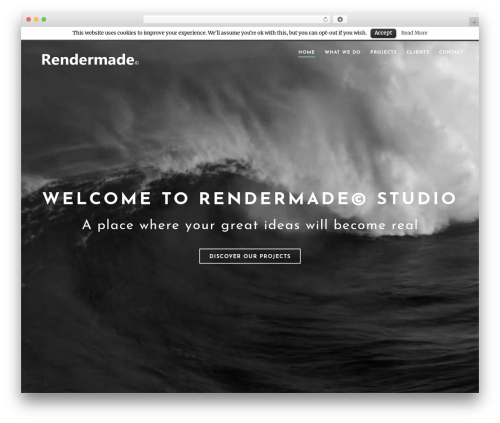 WordPress theme Konvers - rendermade.com