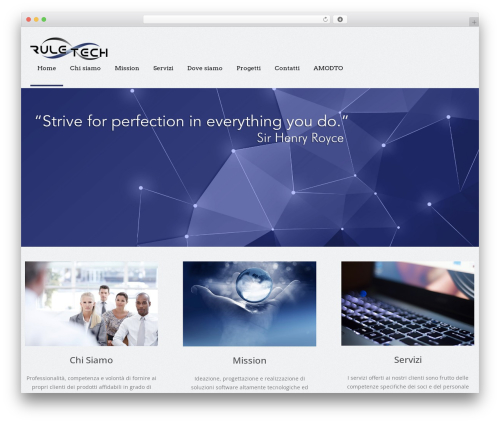 Appdev WordPress page theme - ruletech.it