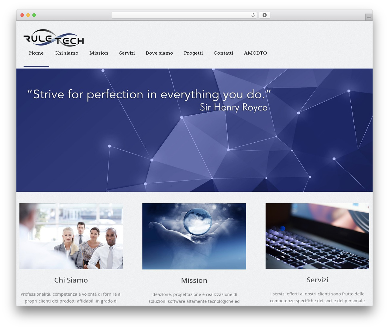 Appdev WordPress page theme - ruletech.it