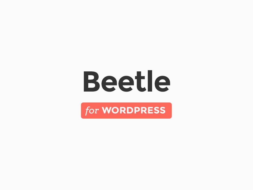 Beetle WordPress theme Beetle WordPress theme