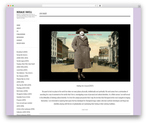 Best WordPress theme Gridspace - rosaliefavell.com