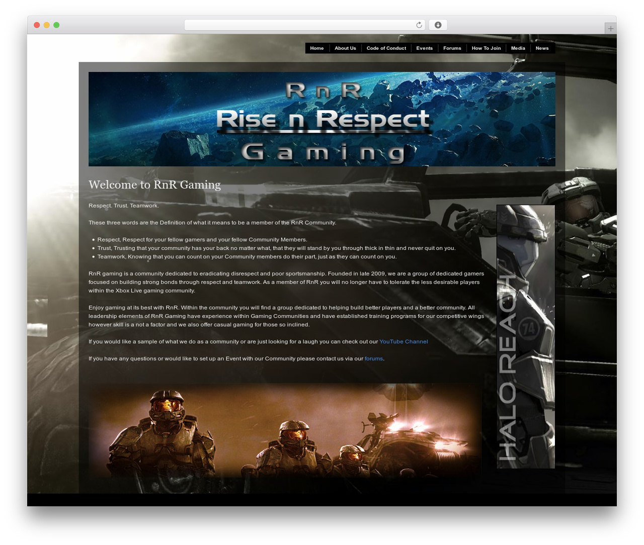 Modularity Lite WordPress theme - risenrespect.net