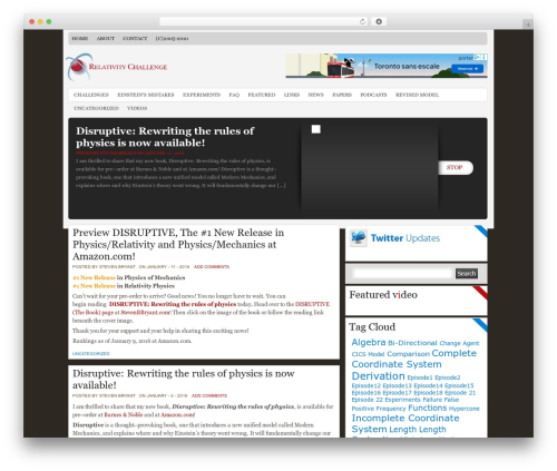 Theme WordPress Primus - relativitychallenge.com