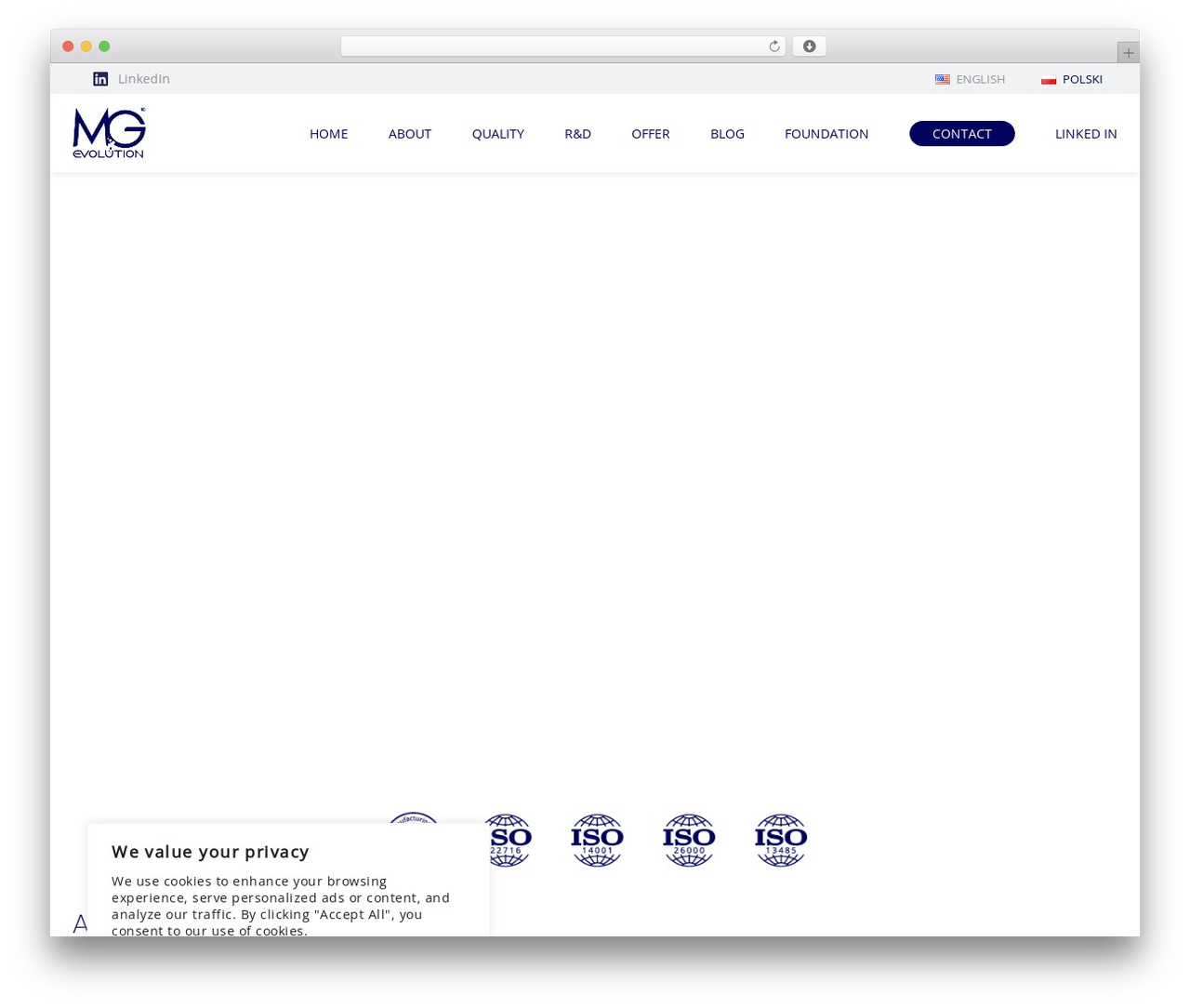WordPress theme Sober - mg-evolution.com