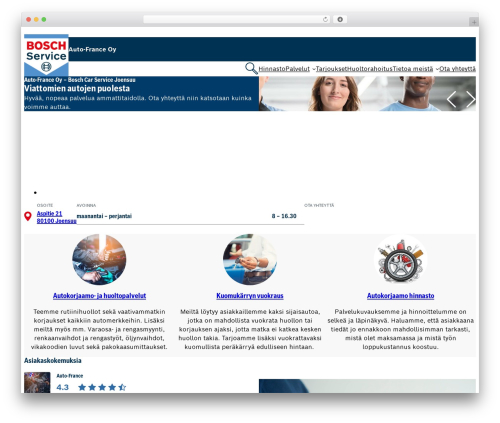 Hoyry block styles manager WordPress plugin - auto-france.fi
