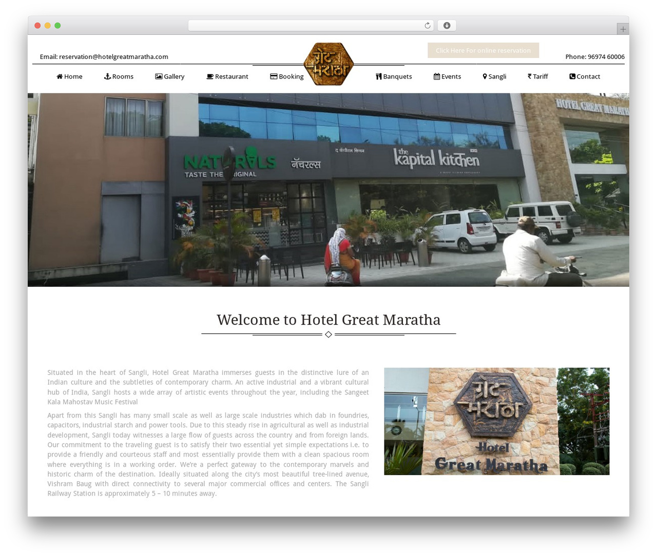 Yoona Child WordPress theme - hotelgreatmaratha.com