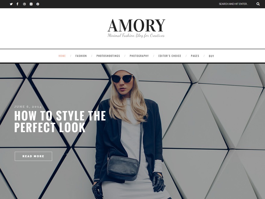 Amory Child WordPress theme by gljivec