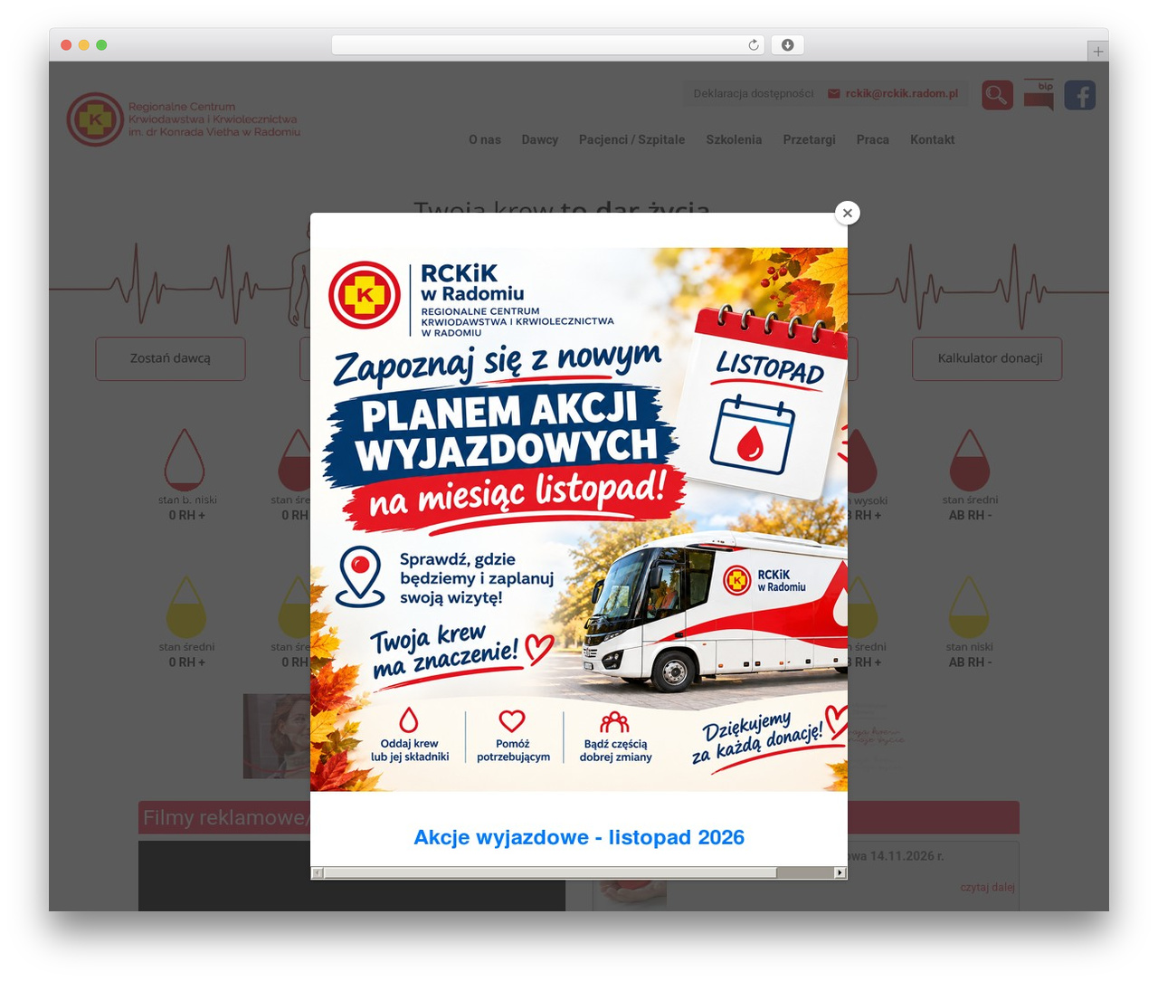 BootstraPie WordPress theme - rckik.radom.pl