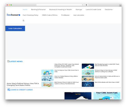 GeneratePress WordPress theme - finobazaar.com