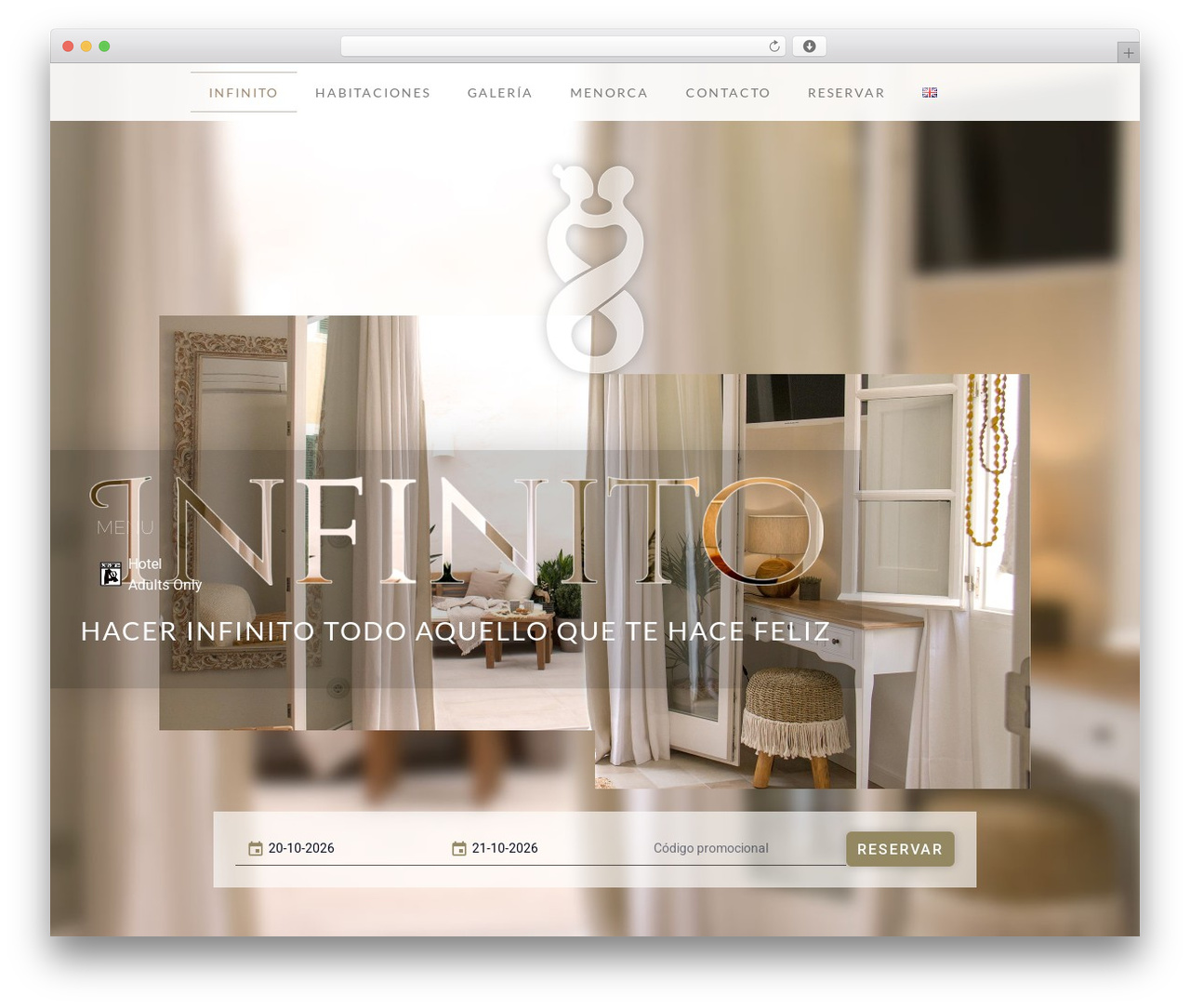 Hello Elementor Child WordPress theme - infinitohotelmenorca.com