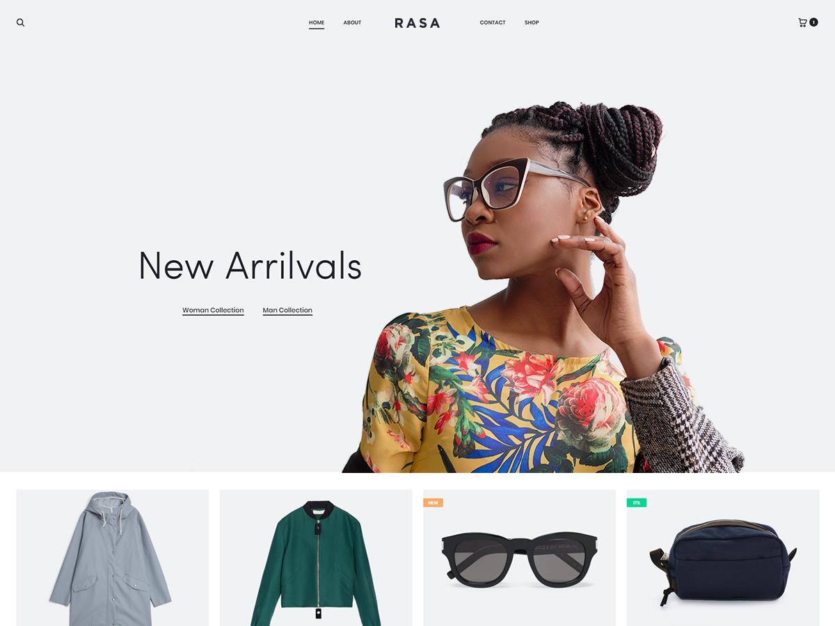 rasa WordPress theme by Celadon