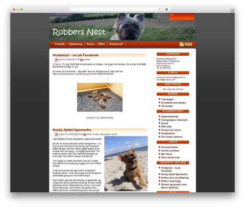 SunsetIdea premium WordPress theme - robbersnest.dk