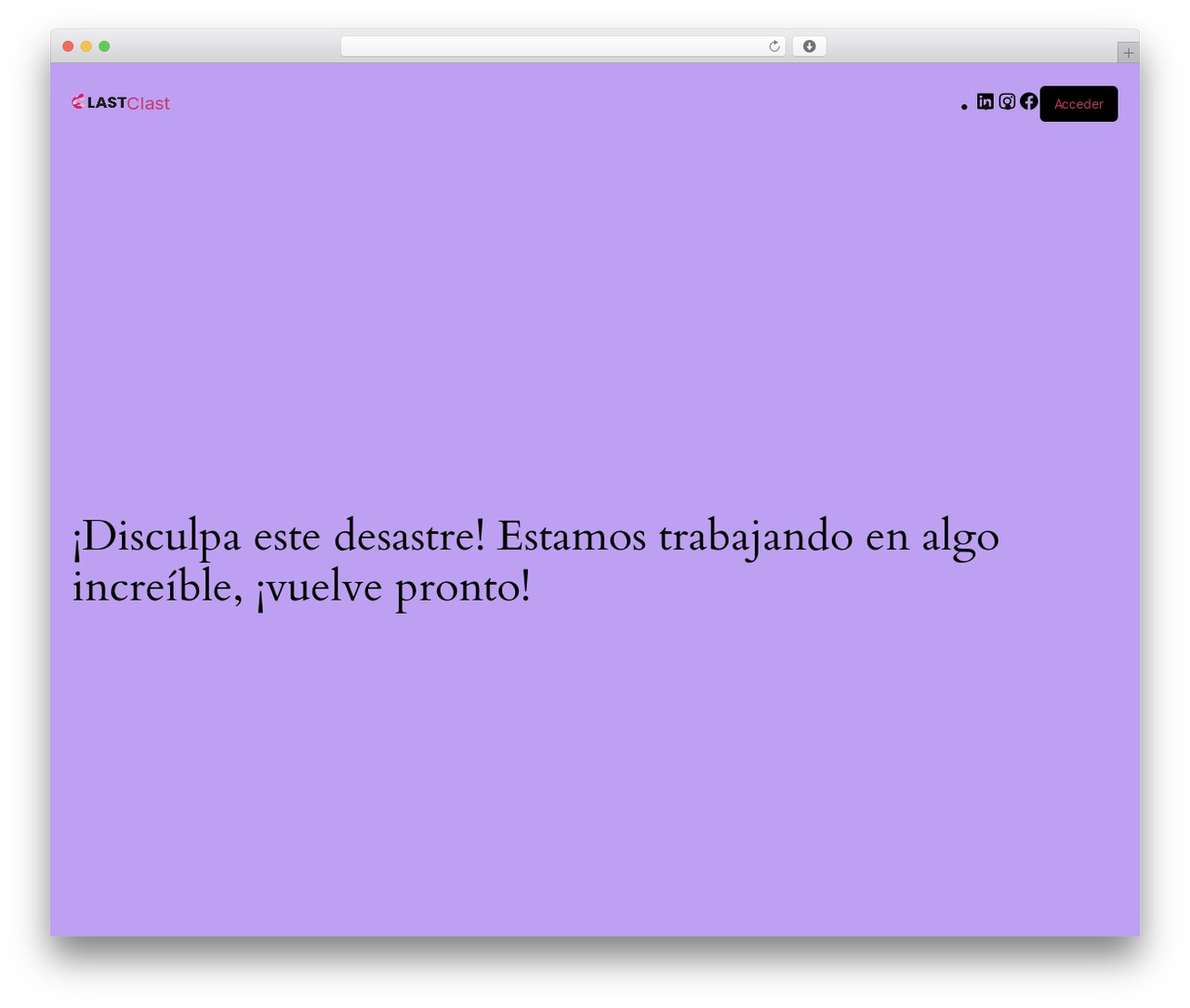 WordPress theme Hello Elementor - clast.cl