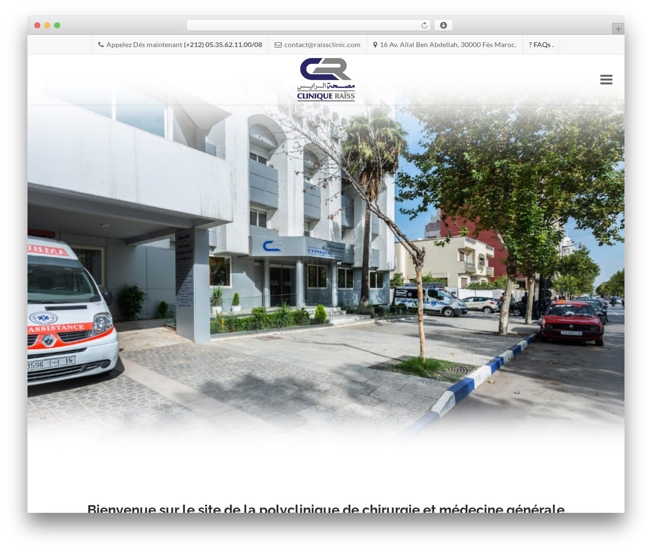 WordPress theme a - raissclinic.com