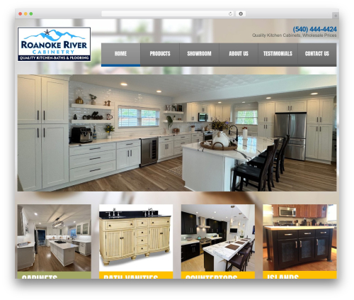 WordPress theme cherry - rrcabinetry.com