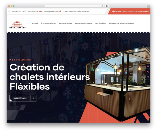 WordPress theme Constix - www.chaletsbrb.fr